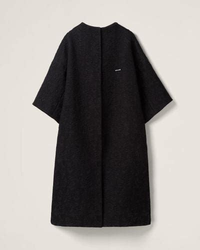 miu miu cape coat|Black Single.